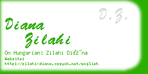 diana zilahi business card